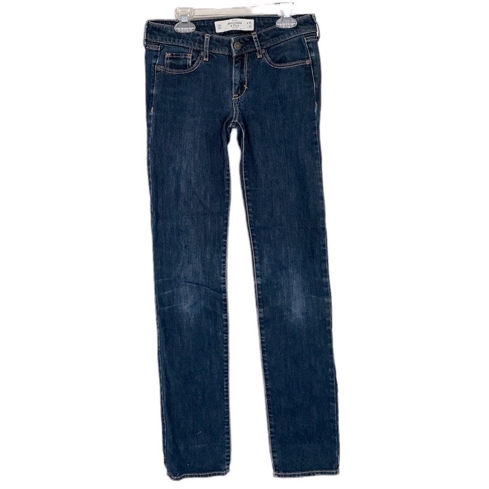 Abercrombie & Fitch skinny dark rinse jeans